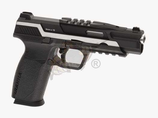 G&G Piranha TR GBB Airsoft Pistole in schwarz/silber -F-