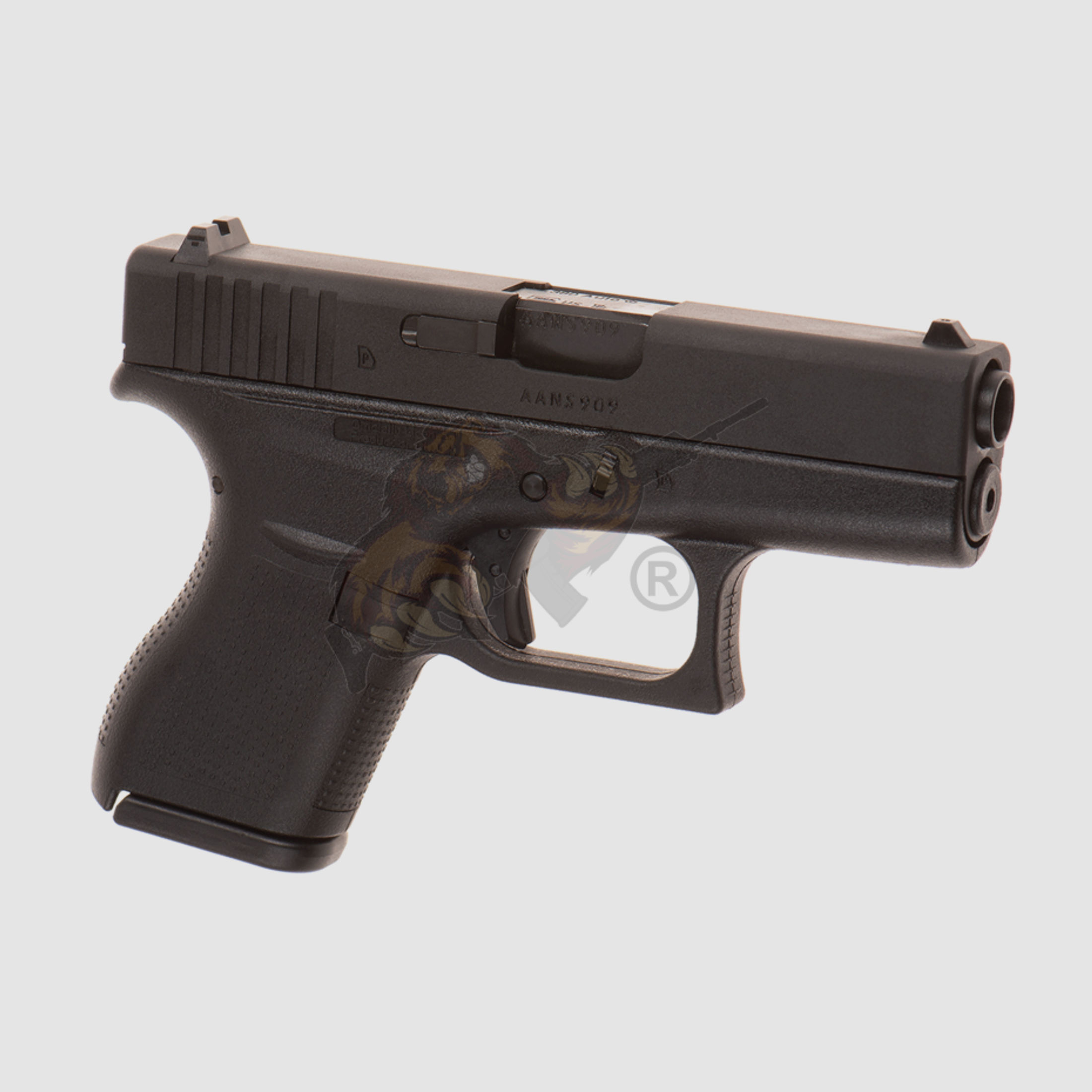 Glock 42 mit Metallschlitten GBB Schwarz - VfC