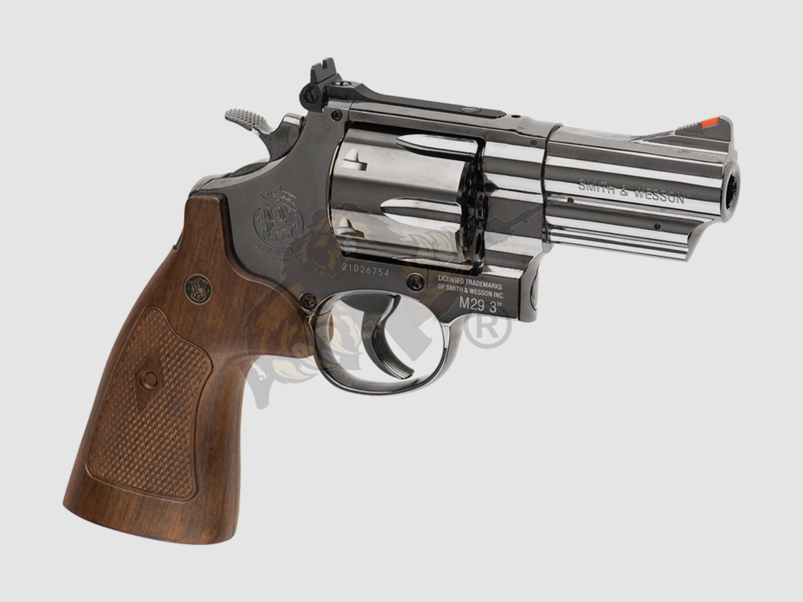 Smith & Wesson M29 3 Inch Revolver Full Metal Co2 -F-