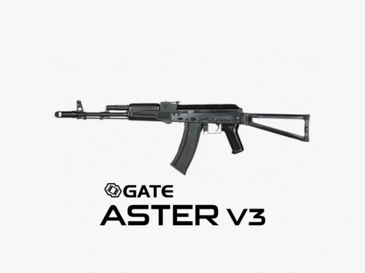 AK-74S Essential  Stahl-Version mit Gate Aster V3 frei ab 18 Schwarz | E&L