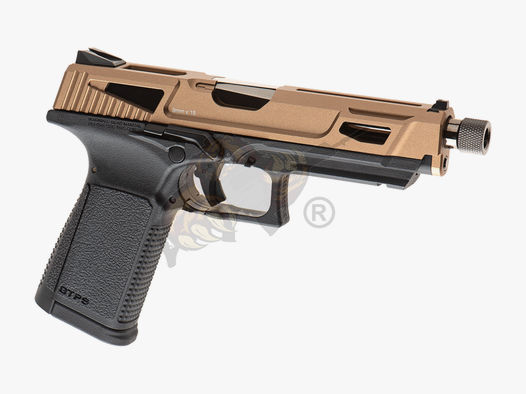G&G GTP9 MS GBB Airsoft Pistole Metall Version in desert -F-