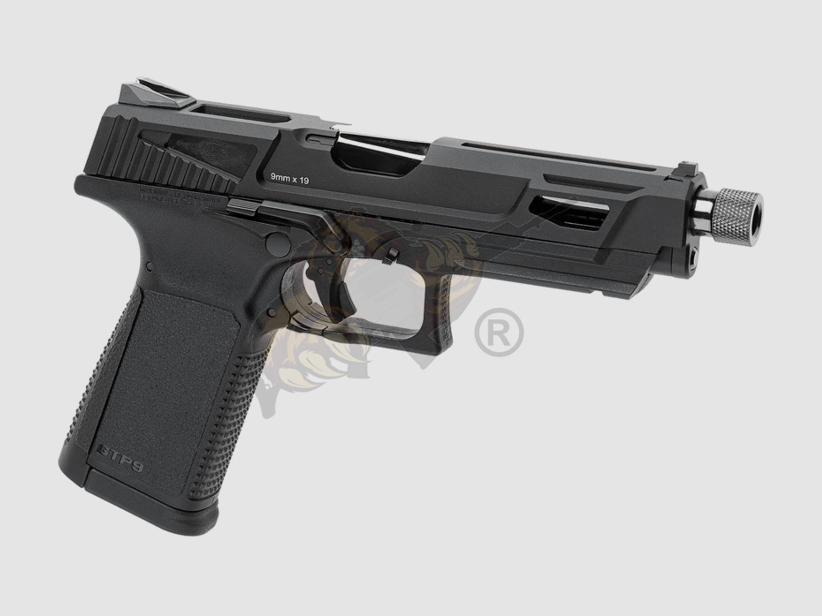 G&G GTP9 MS GBB Airsoft Pistole Metall Version in schwarz -F-