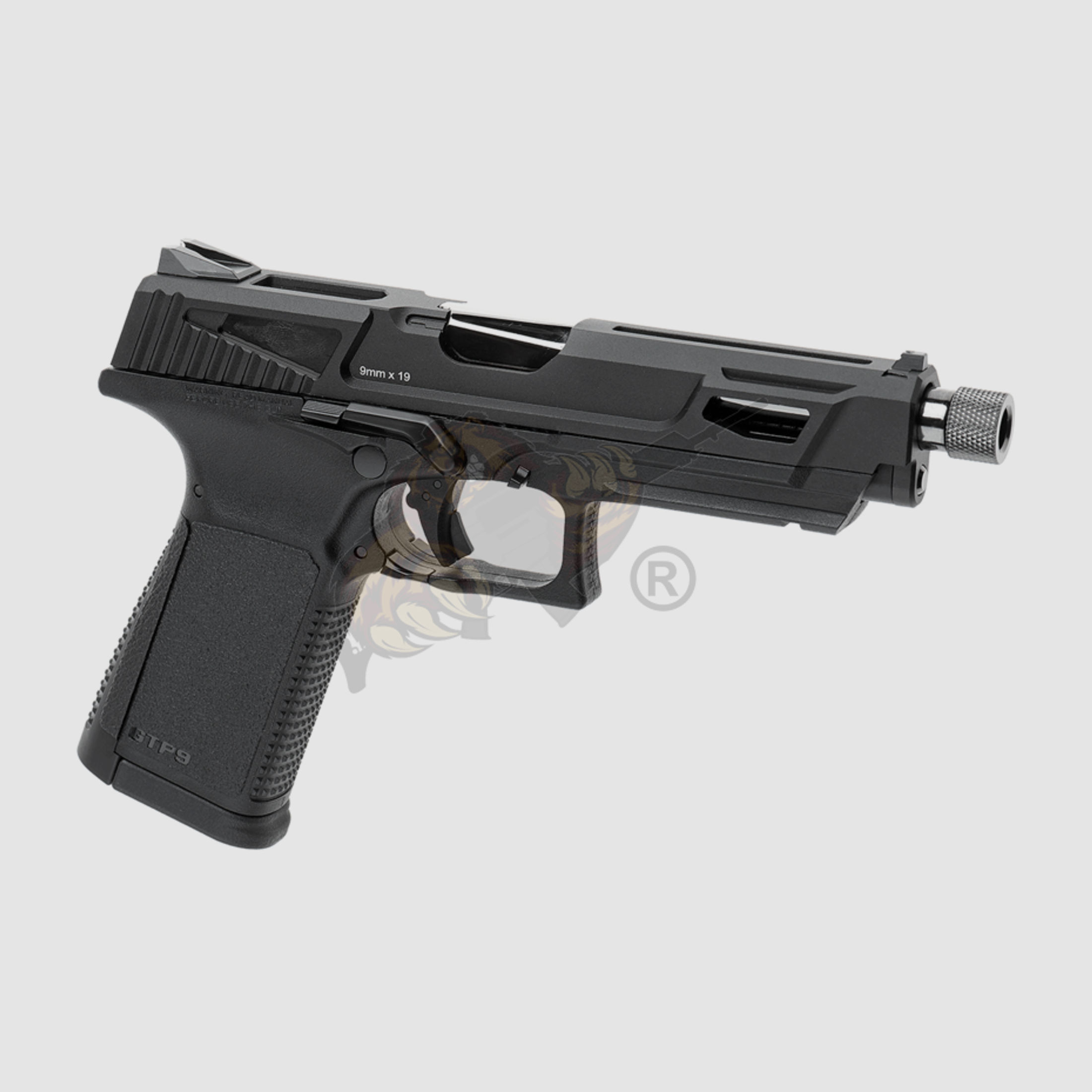 G&G GTP9 MS GBB Airsoft Pistole Metall Version in schwarz -F-