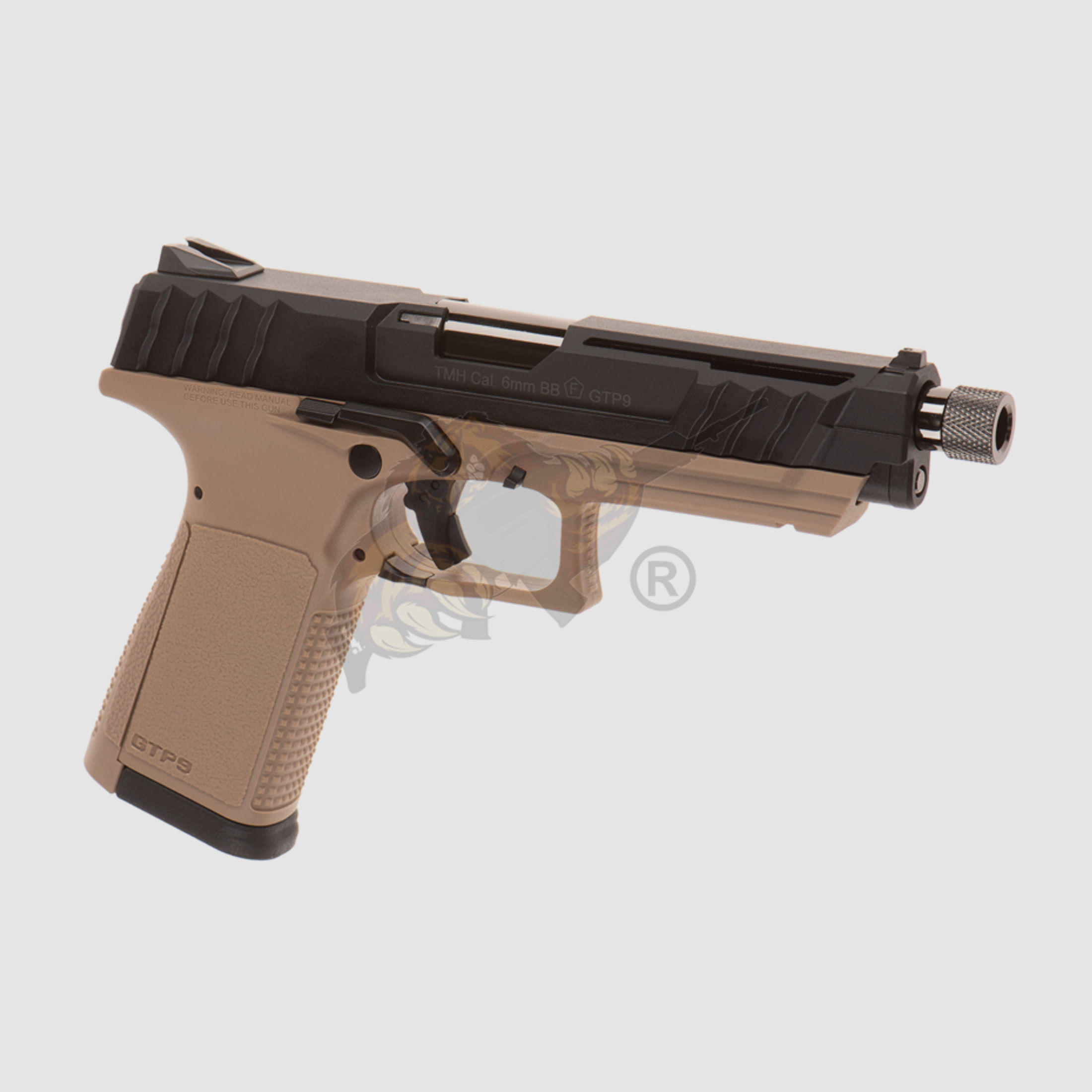 G&G GTP9 GBB Airsoft Pistole in Black/Desert -F-