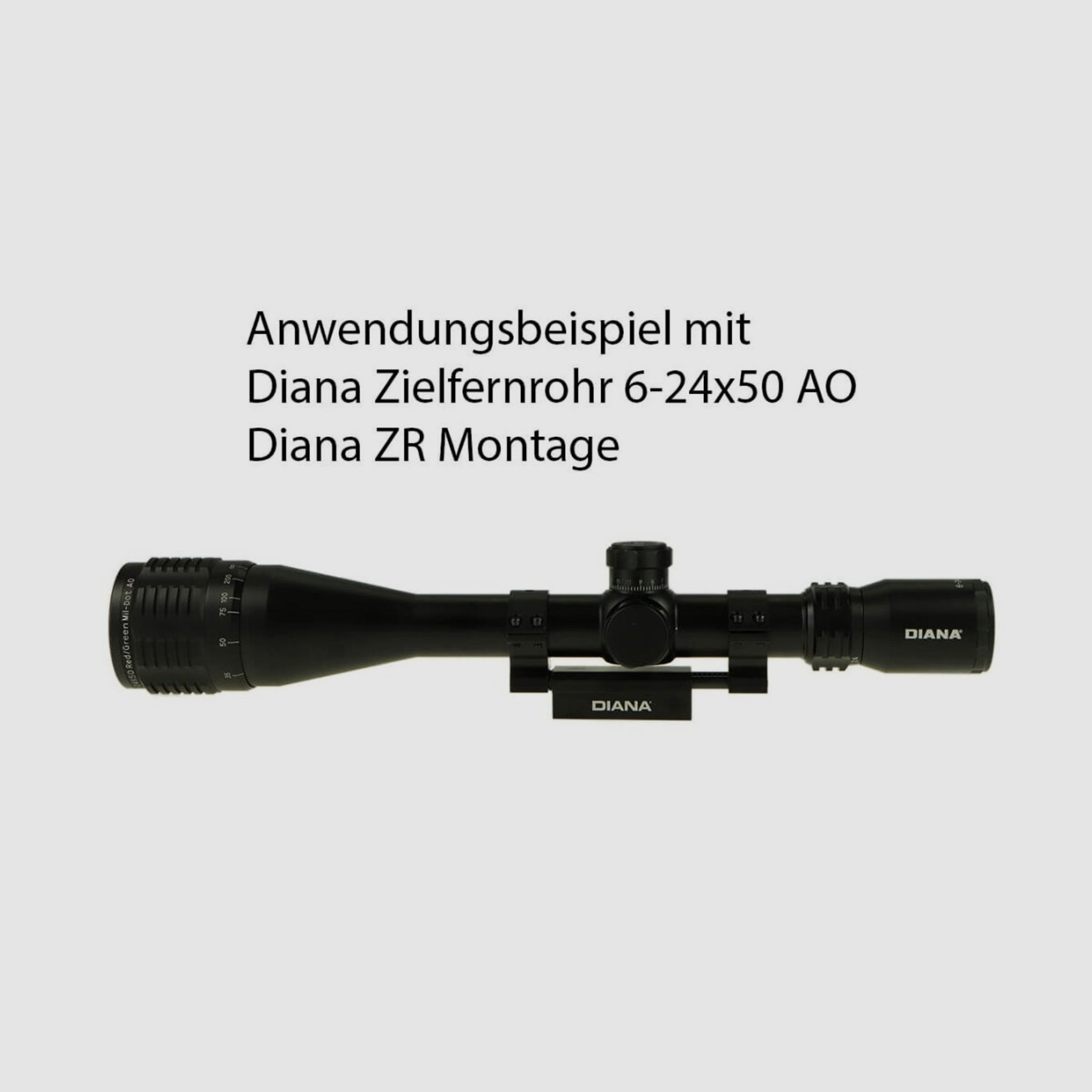 Bullseye Diana ZR Luftgewehr Montage 25,4/11mm