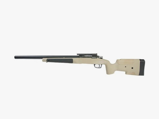 Maple Leaf MLC-338 Bolt Action Sniper Rifle Deluxe, Dark Earth, cal. 6 mm BB