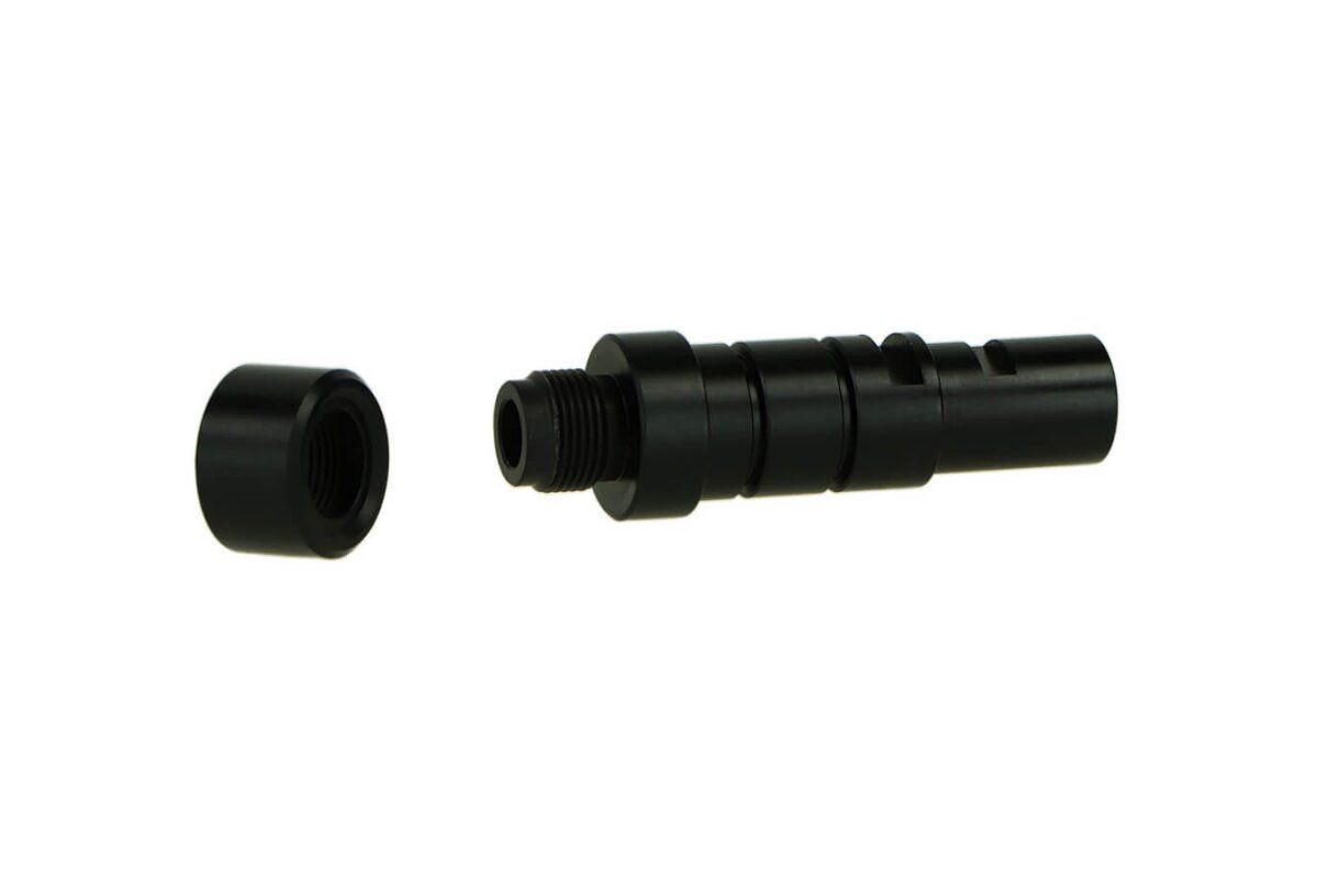 Schalldämpfer Adapter für CZ 453 wie Mündungsbremse mit 1/2 x 28 UNEF Gewinde 