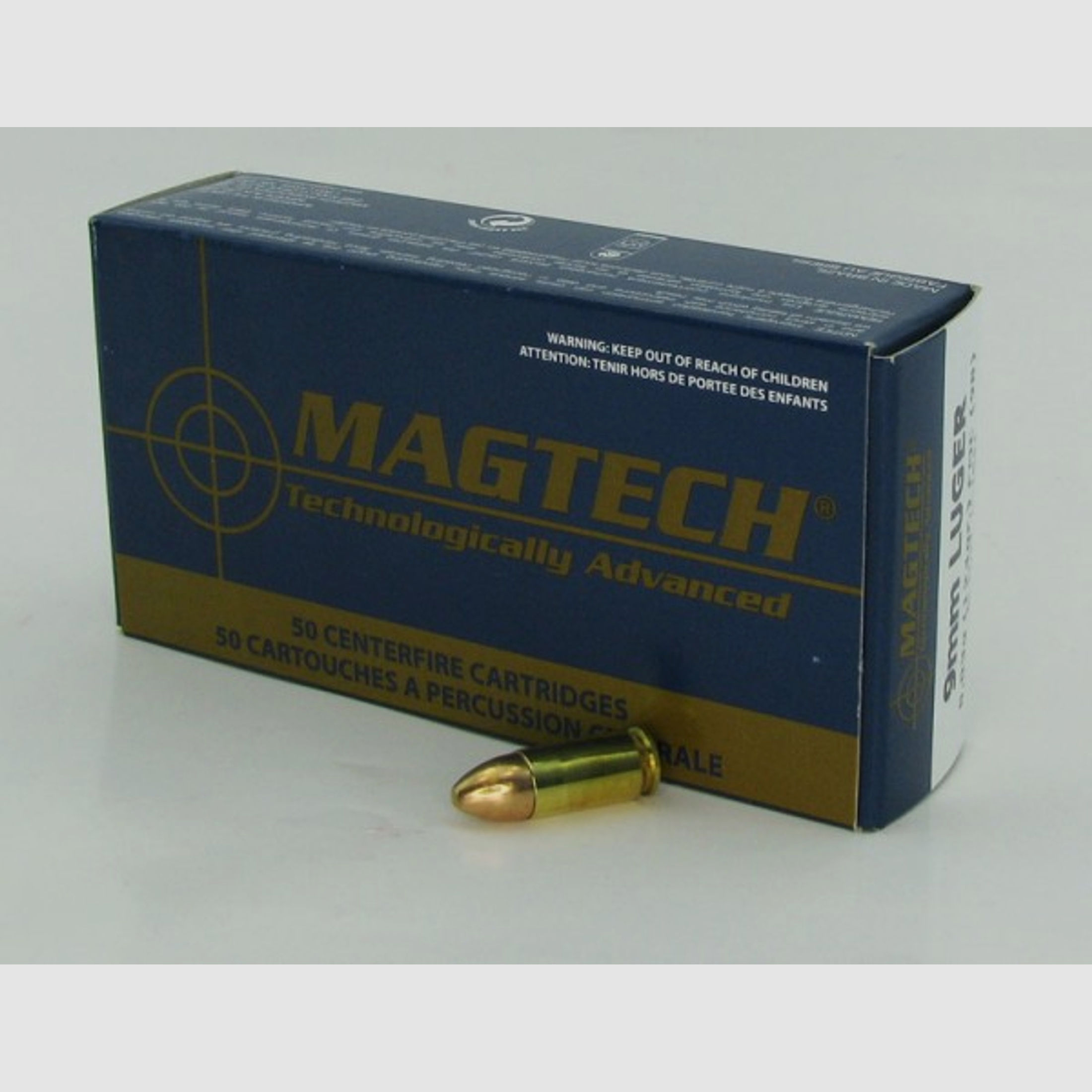 Mag Tech 9mm Luger FMJ 124 grs 50 Schuss