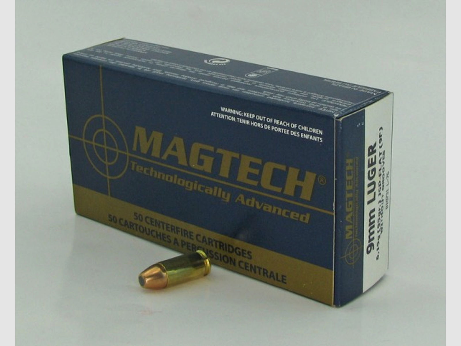 Mag Tech 9mm Luger JSP/FL 95GR 50 Schuss