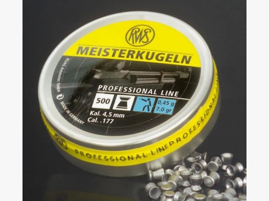 RWS Meisterkugel HV gelb 4,49 mm 0,45gr