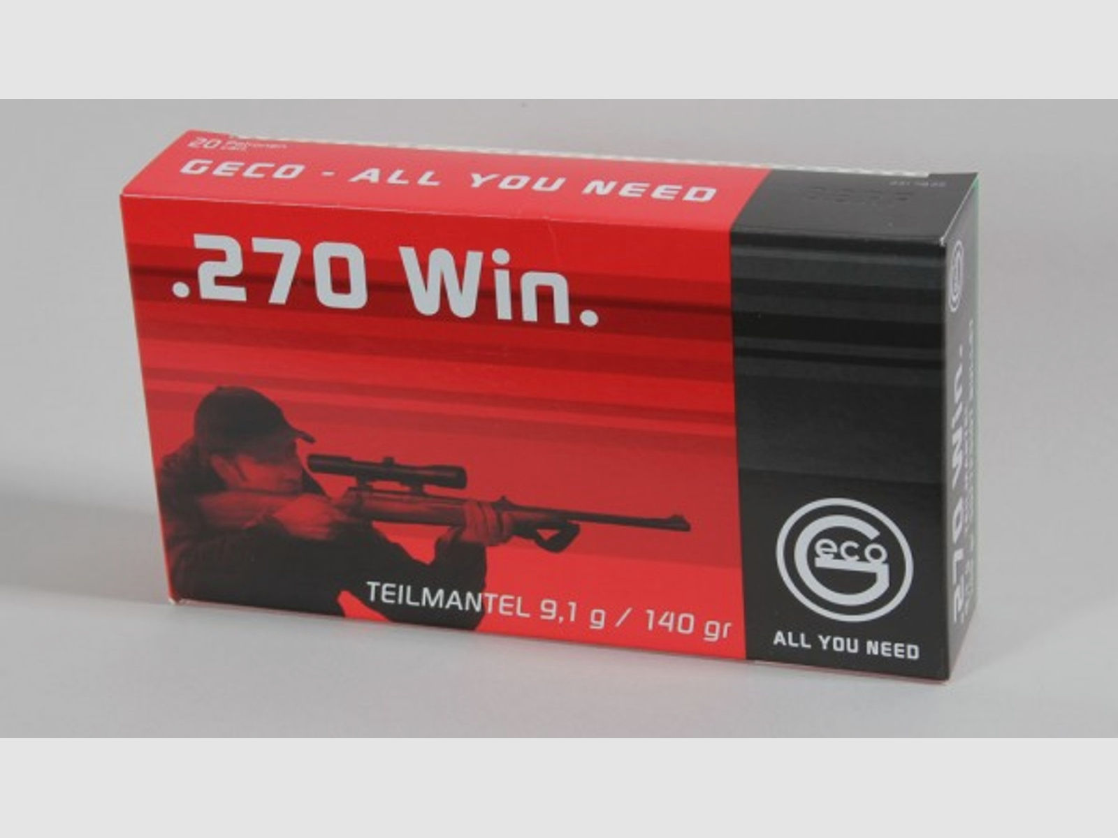 Geco .270 Win Teilmantel 20 Schuss