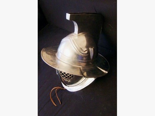 Murmillo Helm aus verzinnten Stahl | 71525