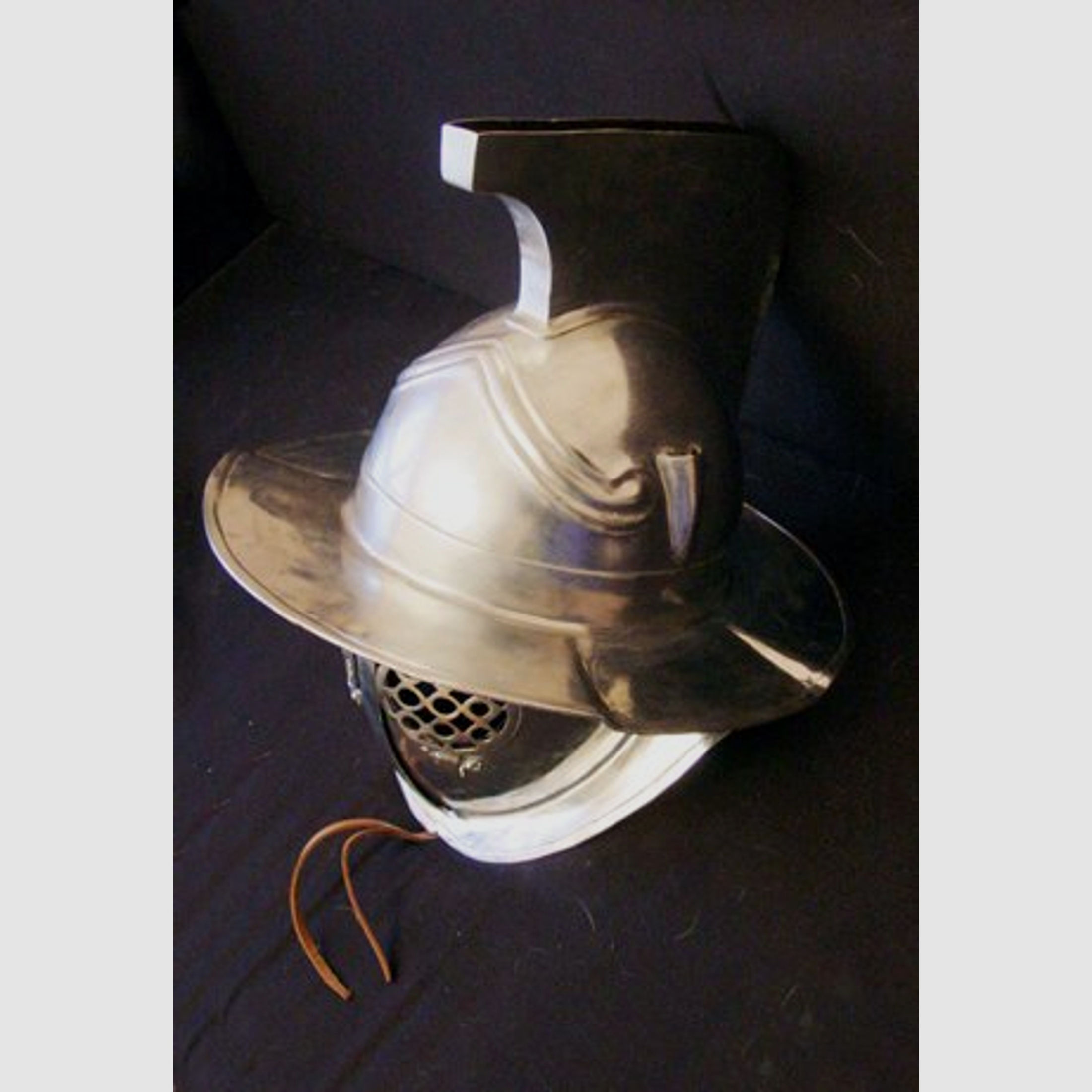 Murmillo Helm aus verzinnten Stahl | 71525