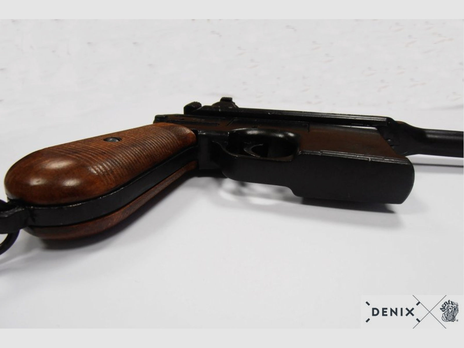 Mauser (Pistole) schwarz C 96 mit lackiertem Holzgriff | 88605