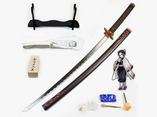 Demon Slayer: Kimetsu no Yaiba - Kochou Shinobu Schwert - handgeschmiedet und gefaltet, Set | 42016