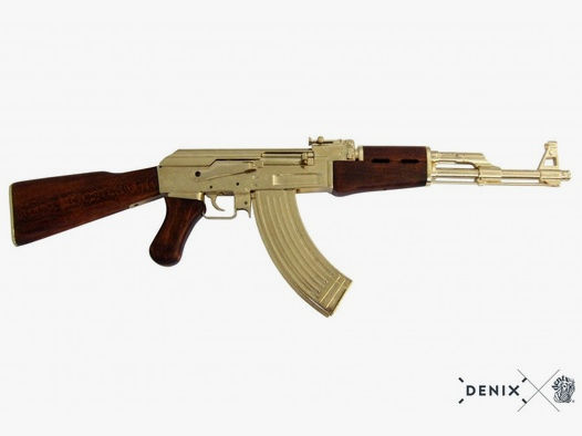 MG Kalaschnikow AK 47 von 1947 Russland, vergoldete Sadam-Ausführung | 88608