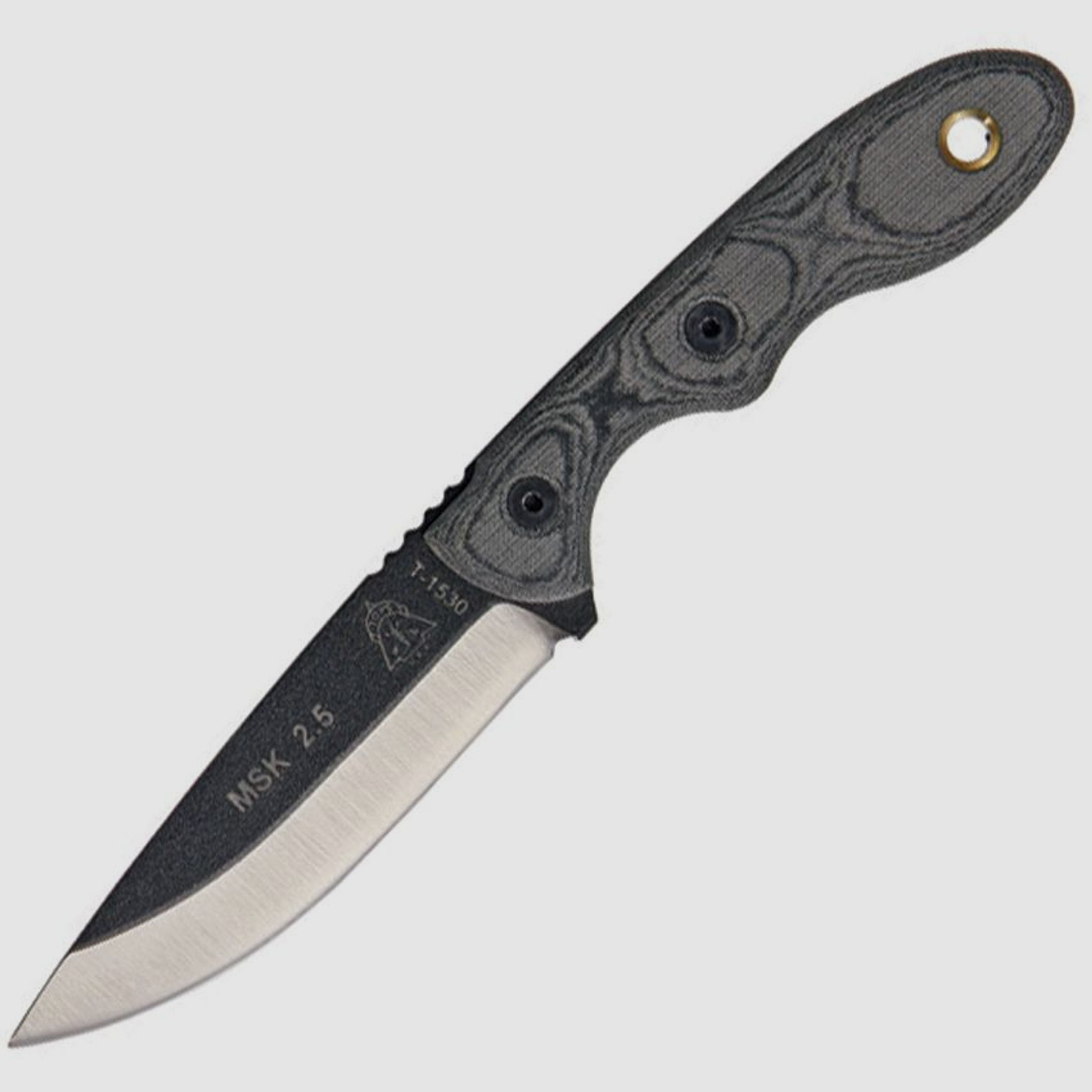 Mini Scandi Messer Black Linen | 94521