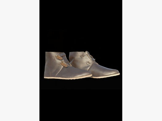 Schuhe mit Lederriemen – 13. Jahrhundert, Größe 47 | 71388-47