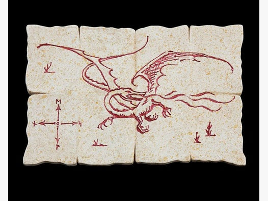 Hobbit Magnet Dragon Map | 42857