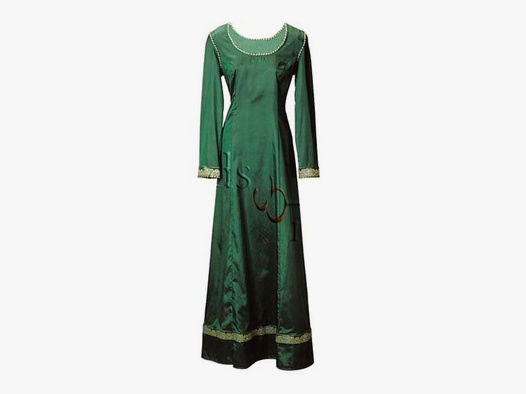 Smaragdgrünes Kleid