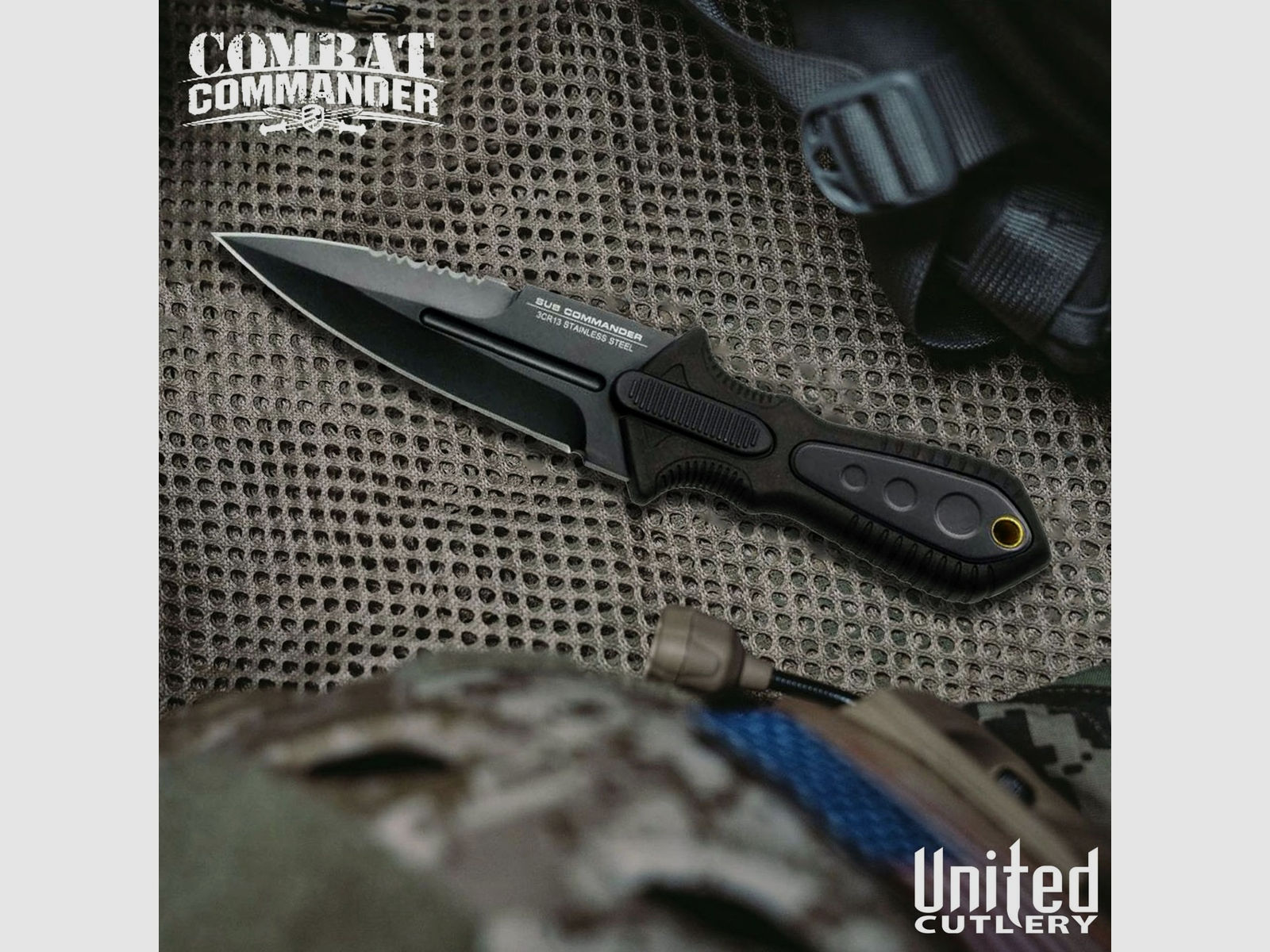 Combat Commander Stiefelmesser + Undercover CIA Stinger II (Bundle) | 88123+93593