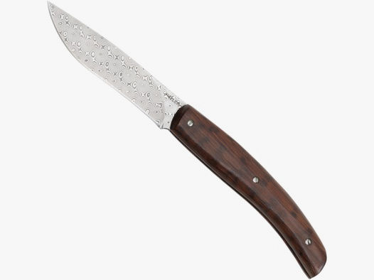 Damast-Taschenmesser mit Schlangenholzgriff | 93904
