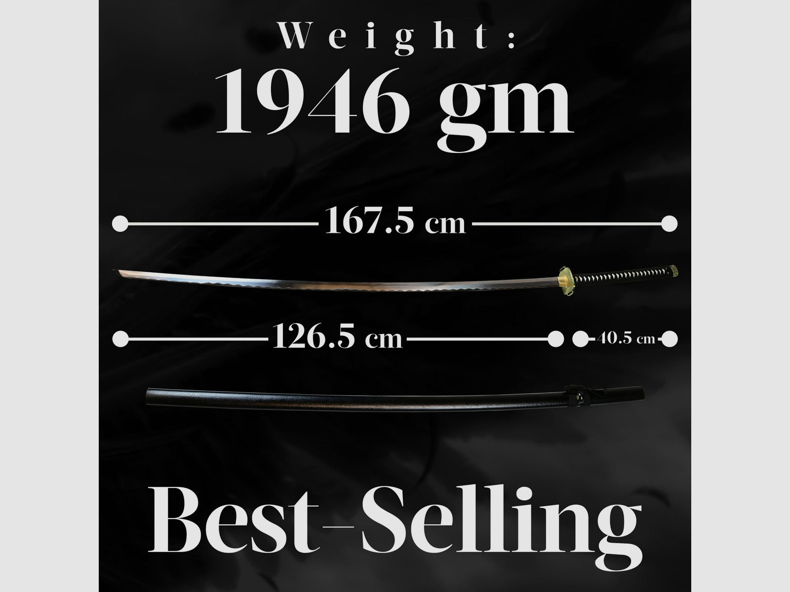 Sephiroth Masamune Schwert - Handgeschmiedet, Set