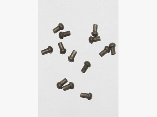 Stahlnieten mit Pilzkopf - Länge 12 mm | 71398