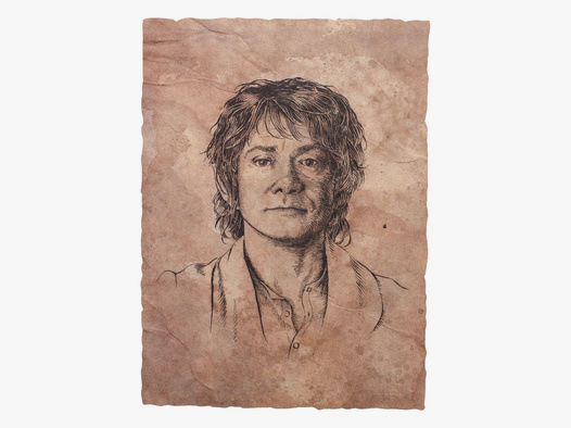 Der Hobbit Kunstdruck Portrait of Bilbo Baggins 21 x 28 cm | 42847