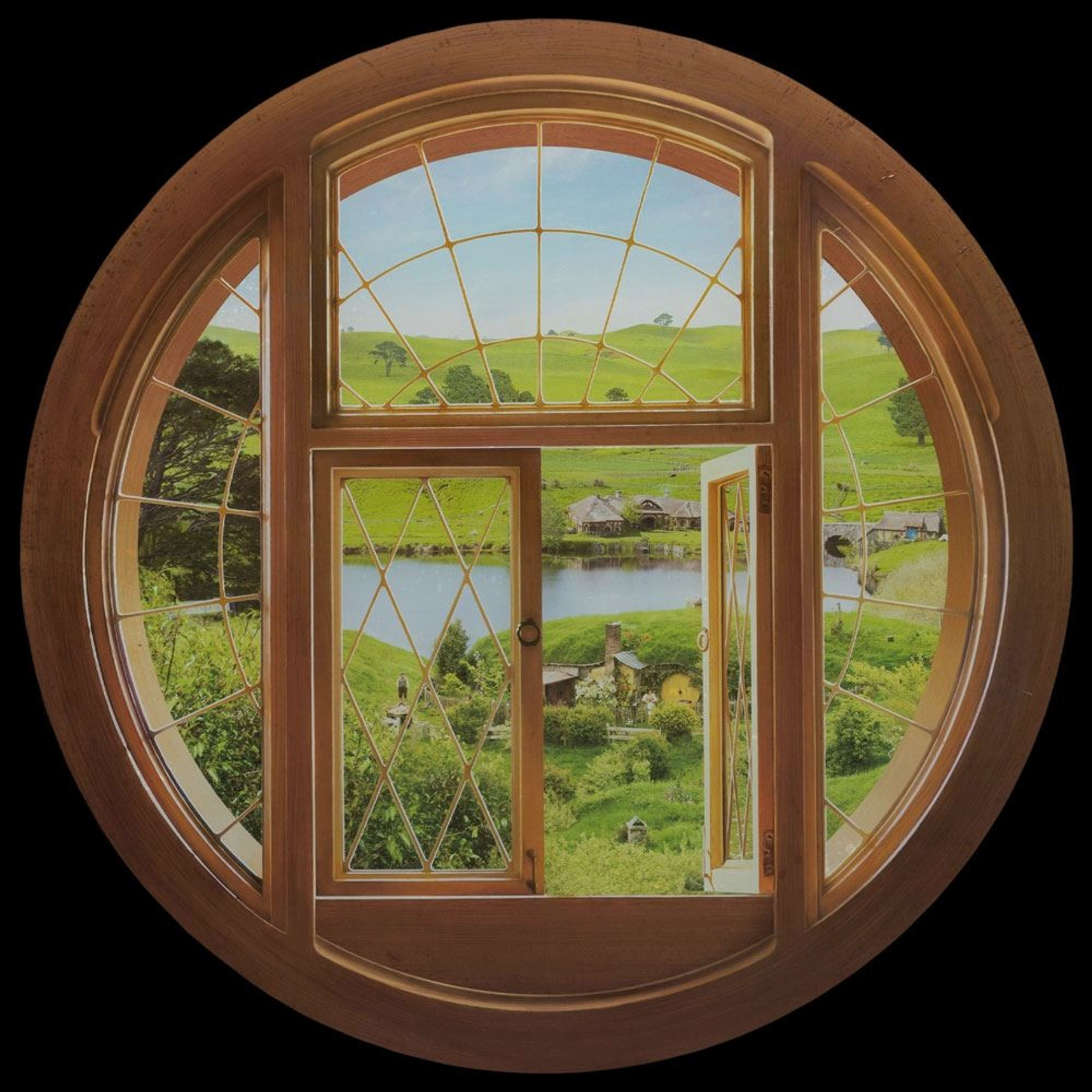 Der Hobbit Giant Wandaufkleber Hobbit Window | 42816