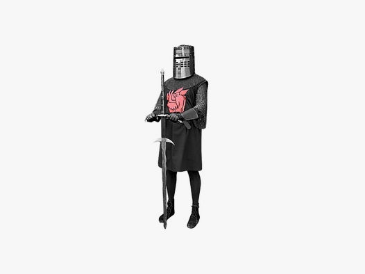 Monty Pythons schwarzer Ritter, Größe S/M | 71020SM