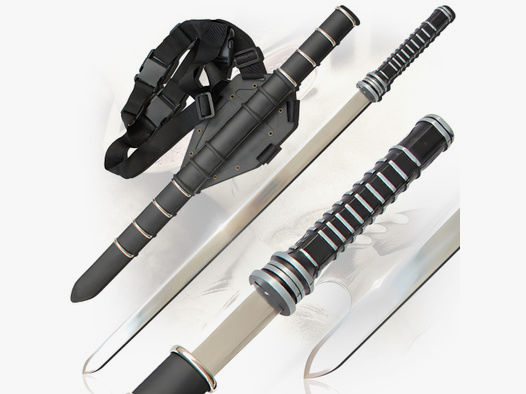 Gefaltetes Blade Schwert mit Scheide - handgeschmiedet
