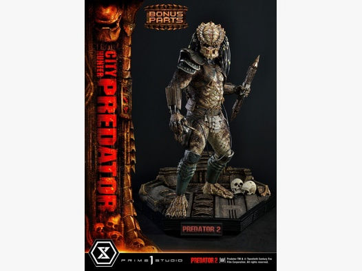 Predator 2 Museum Masterline Statue 1/3 City Hunter Predator Deluxe Bonus Version 105 cm | 42920