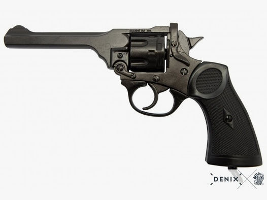 Webley MK 4 Revolver schwarz, die Waffe des Abenteurers Jones | 88619