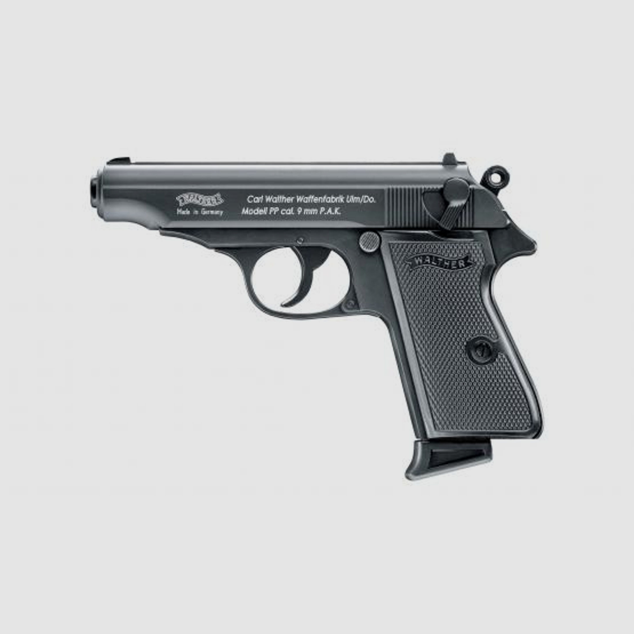 Walther PP cal. 9 mm P.A.K. - Schwarz Schreckschuss