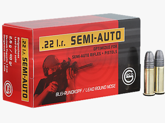 GECO Semi-Auto .22lr Kleinkalibermunition
