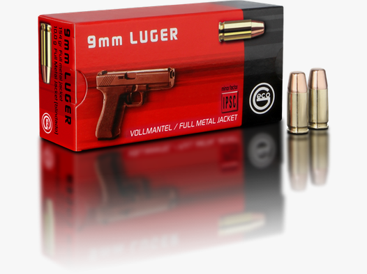 Geco 9mm Luger Vollmantelflachkopf 10,0g 154gr