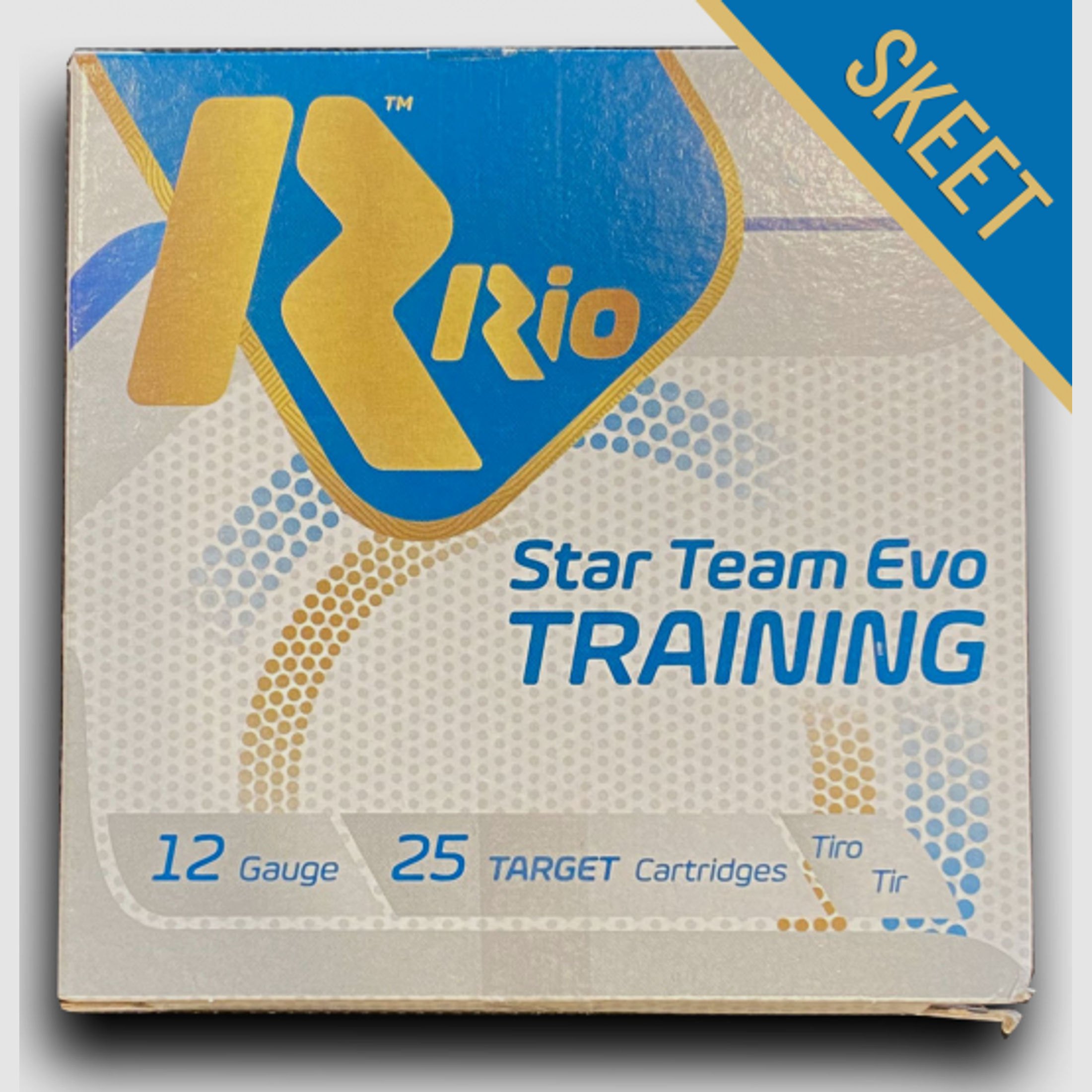 SKEET Munition RIO Star Team Evo Training Kaliber 12/70 24g (Nr. 9) 
                Skeet Munition RIO Star Team Evo Training Kaliber 12/70 24g (Nr. 9)