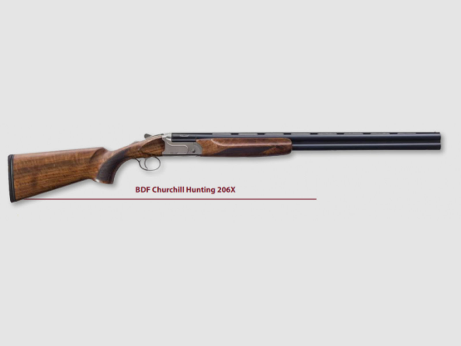 AKKAR Bockdoppelflinte Churchill Hunting 206X, silber, 12/76, rechts