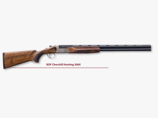 AKKAR Bockdoppelflinte Churchill Hunting 206X, silber, 12/76, rechts