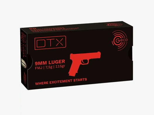 GECO	 GECO 9mm Luger VM DTX 7,5 g/116gr