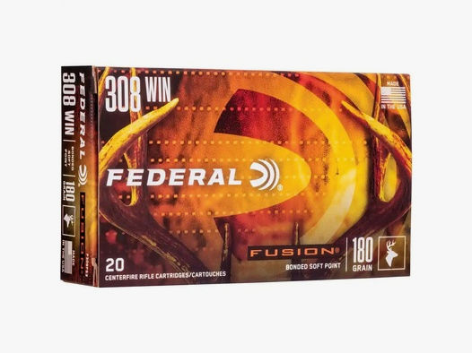 Federal	 .308 Win 180grs Fusion