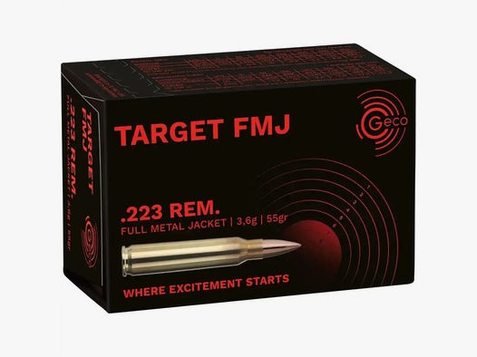 GECO	 Geco .223 Rem Target FMJ 3,6 g