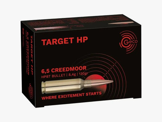GECO	 Geco 6,5 Creedmoor Target HP