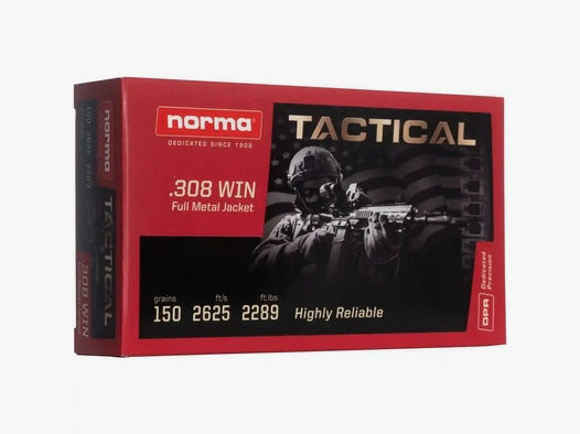 Norma	 Vollmantel Tactical 147 gr 9,5g