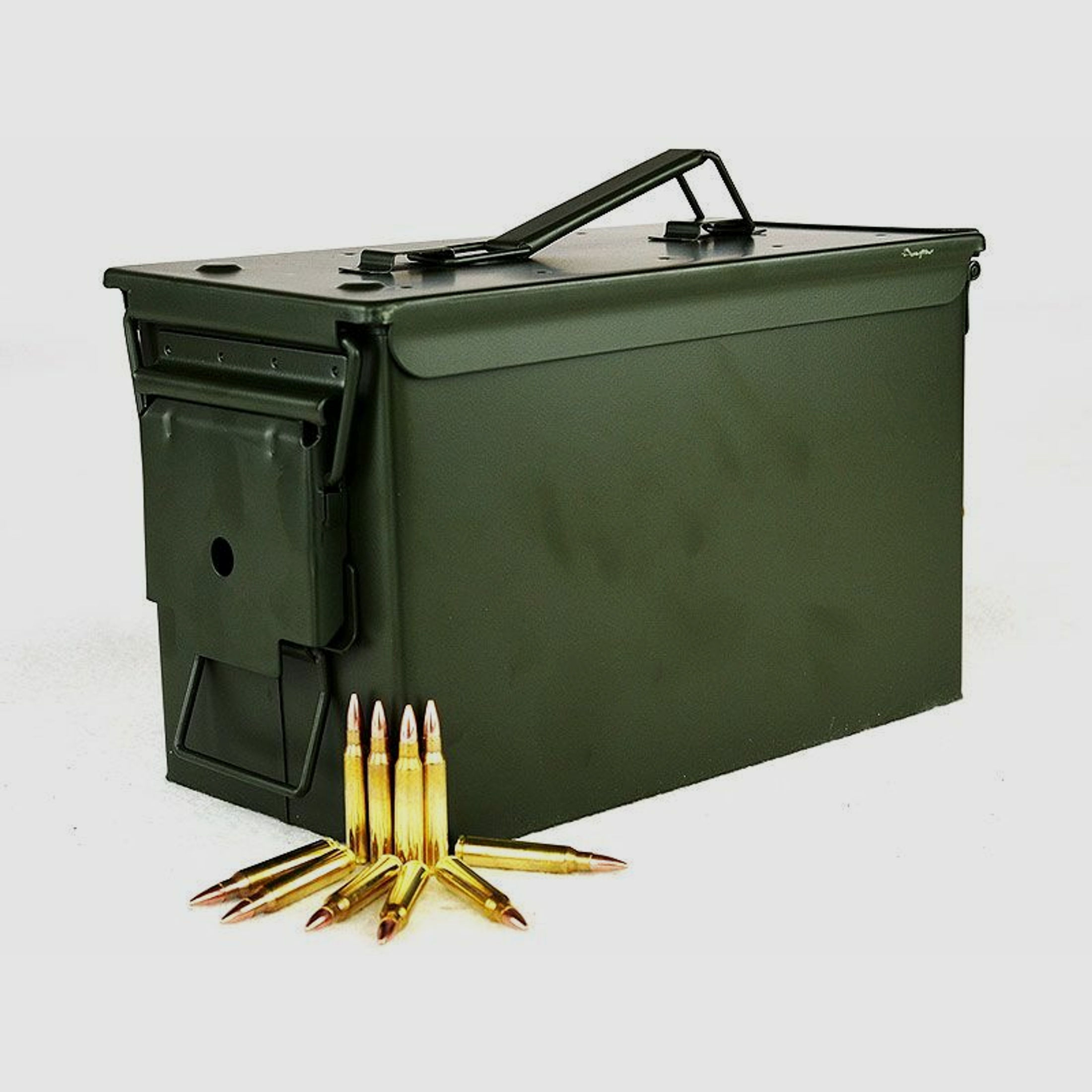 PPU-Munitionsbox mit .308 WIN, FMJ 1 Munitionskiste  500 Patronen	 Kiste mit 500 Patronen