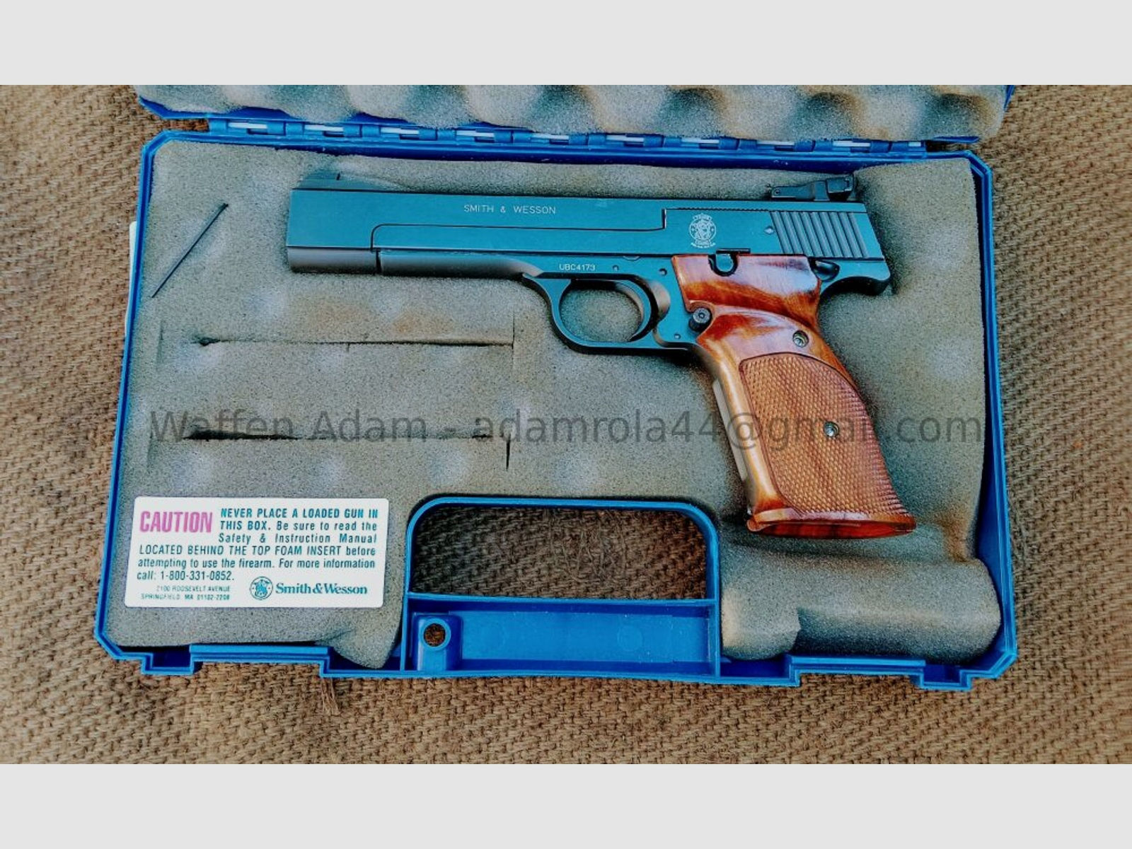Smith & Wesson	 Modell 41, 5 1/2 ", Sport Pistole
