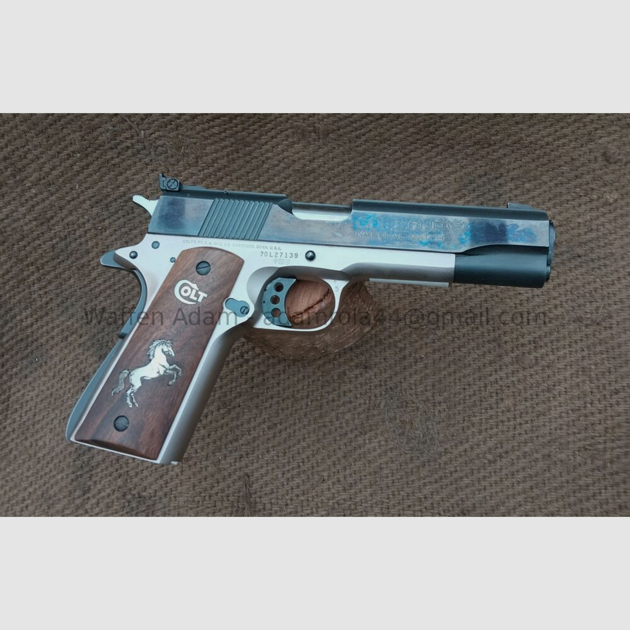 Colt 1911	 MKIV Series 70, Gold Cup National Match