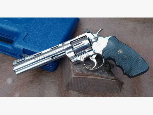 Colt Python	 6 Inch Stainless Poliert