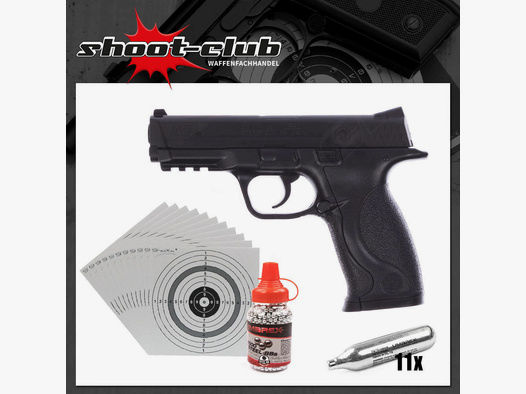 Smith & Wesson	 Smith&Wesson M&P 40 Kal. 4,5 mm CO2 Pistolen Set